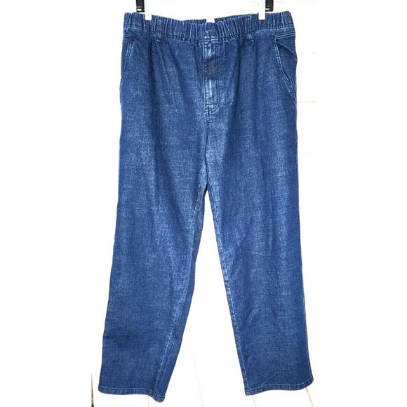 Rare Soojun Indigo 640-2 Stretch Waist Denim 34"x31.5"Jeans - Picture 1 of 12